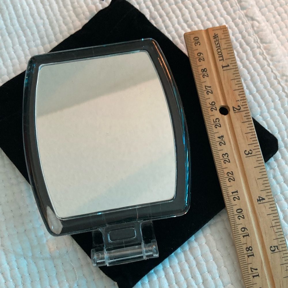Folding Travel Make Up Mirror with stand and bag